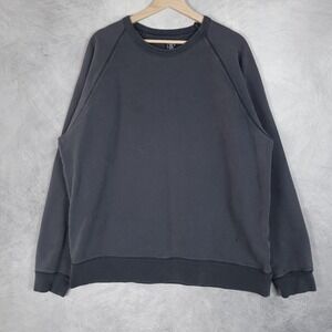 Vintage Y2K Gap Sweatshirt Mens XL Blue Raglan Crewneck Fleece Raglan Pullover